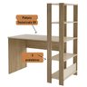 mesa escrivaninha prateleira carvalho off white 1200 02