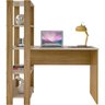 mesa escrivaninha prateleira carvalho off white 1200 09