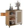 buffet aparador carvalho off white palha 1200 05