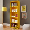 06 estante multy para livros e decoracao amarelo