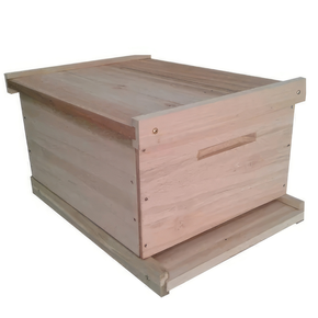 01 caixa de abelha ninho 24cm eucalipto com arame