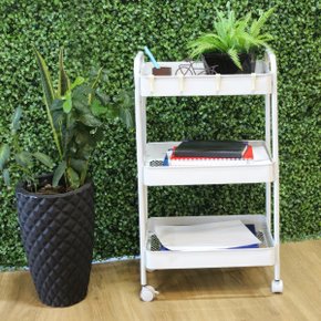 07 carrinho multiuso organizador 3 prateleiras branco