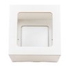 01 toca nicho de parede para gatos cajita cubo branco