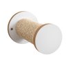 01 arranhador de parede para gatos pino rueda branco