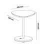 02 mesa de apoio lateral oval bel 100 mdf off white