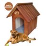 02 casinha de cachorro de madeira simples extra gigante n 7
