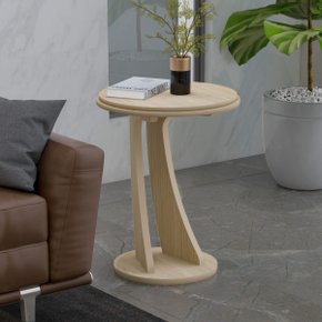 01 mesa redonda de apoio lateral e de cabeceira tutti naturale