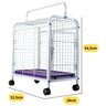 02 leva pet branco multiuso lilas