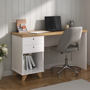 11 escrivaninha de estudos mesa office com gavetas sky