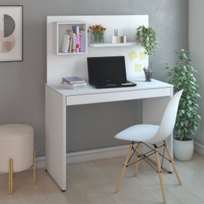 01 escrivaninha com gaveta e painel first