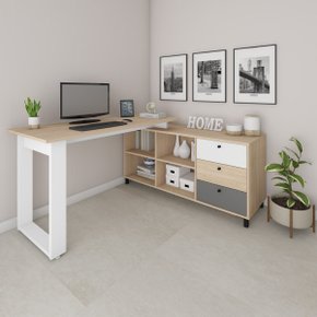 01 escrivaninha multifuncional em l next