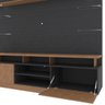 13 rack e painel tv 65 com led nichos e portas katarine