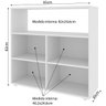 06 estante multiuso 5 nichos livreiro cairo