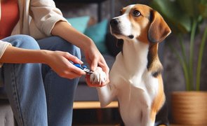 como cortar unha de cachorro