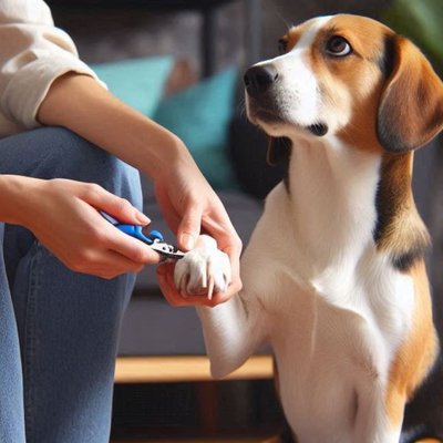 como cortar unha de cachorro
