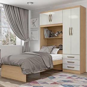 08 roupeiro com cama lisboa 4 portas