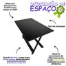 06 conjunto mesa dobravel mdf 120x70 c 4 cadeiras estofadas roxo