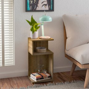 01 mesa de apoio lateral com nichos toy pinho