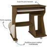 09 mesa para computador 160 com 3 nichos e porta revistas branco