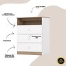 04 comoda 3 gavetas com nicho decorativo magia