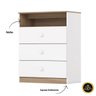07 comoda 3 gavetas com nicho decorativo magia