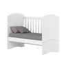 05 berco mini cama 2 em 1 bala de menta branco