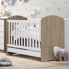 08 berco mini cama 2 em 1 bala de menta branco