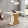01 mesa de jantar 4 lugares 120cm luiza nature off white