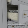 12 comoda com 4 gavetas e porta americana branco hp