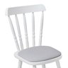 29 kit 2 cadeiras de madeira na cor branco fosco estofadas dalas t70