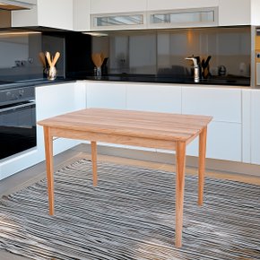 21 mesa de jantar 4 lugares retangular de madeira macica milena