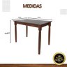 04 mesa de jantar 4 lugares de madeira e mdf espanha