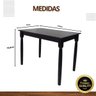11 mesa de jantar 4 lugares de madeira e mdf espanha
