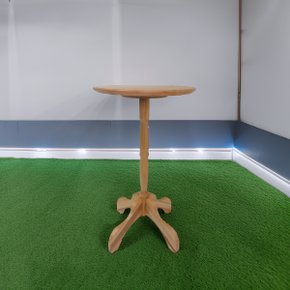 15 mesa bistro de madeira macica 60cm milena branco fosco natural