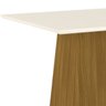 05 mesa de jantar de 4 lugares tampo mdf cantos retos dora