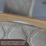14 kit com 2 cadeiras de mdf mdp estofadas bella
