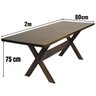 17 conjunto mesa madeira macica para churrasco mesa 4 bancos imbuia