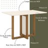 03 mesa jantar 04 lugares tampo mdf cantos retos natali nature off white
