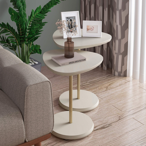 01 conjunto mesa de centro e apoio bel off white