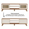 09 rack bancada charlotte para tv 75 pinho off white