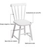 06 kit 2 cadeiras de madeira e mdf com assento escavado espanha branco fosco