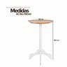 05 mesa bistro de madeira macica 60cm milena natural