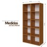 02 estante 10 nichos livreiro multiuso belle freijo
