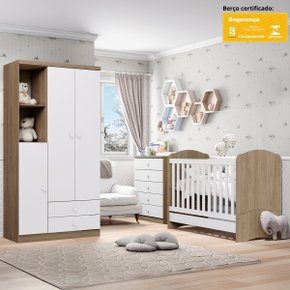 01 conjunto infantil bala de menta branco