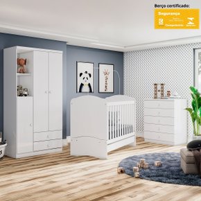 08 conjunto infantil bala de menta branco