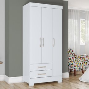 08 guarda roupa solteiro 3 portas e 2 gavetas briz