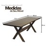 123 conjunto mesa madeira macica para churrasco mesa 4 bancos