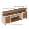 10 rack de sala para tv 75 artely ipanema cinamomo off white