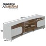 47 rack para tv 75 3 nichos 2 portas mercury