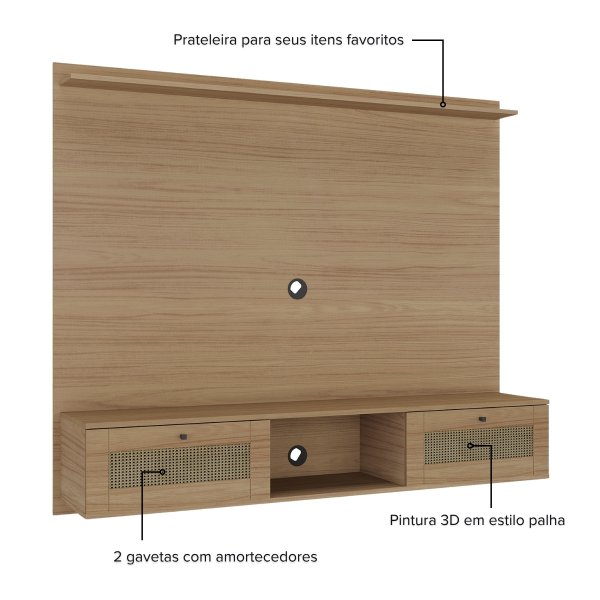17 painel tv 75 trama carvalho